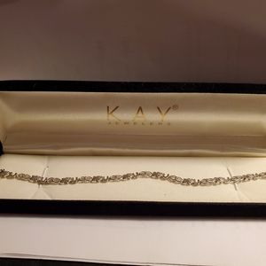 Kay jewelers I ♥️ u sterling silver bracelet